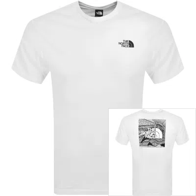 The North Face Redbox Celebration T Shirt White In White
