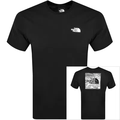 The North Face Redbox Celebration T Shirt Black In Black