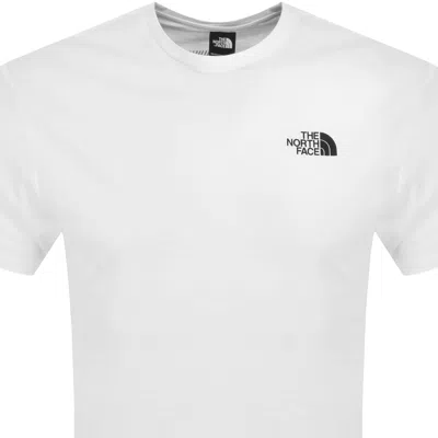 The North Face Redbox Celebration T Shirt White In White