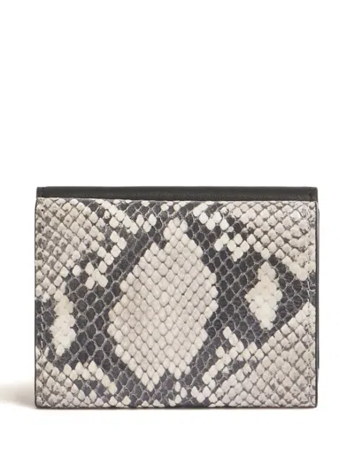 Marni Python-print Wallet In Multi