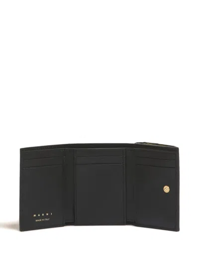 Marni Python-print Wallet In Multi
