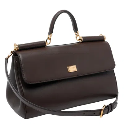 Dolce & Gabbana My Sicily Handbag In Brown