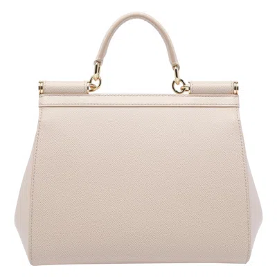 Dolce & Gabbana Women Sicily Large Leather Handbag In Multi