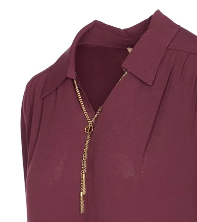 Twinset Shirts In Brown