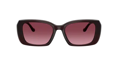 Coach Maxi Sculpted C Oversized Rectangle Sunglasses In Brown