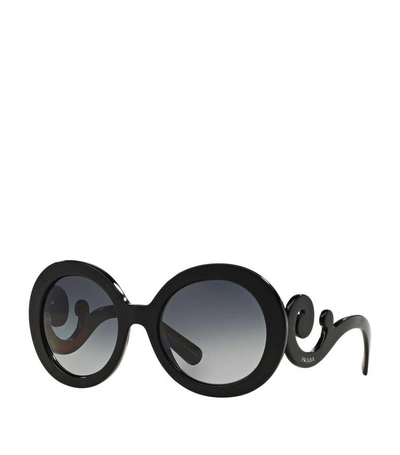 Shop Prada Oversized Baroque Sunglasses