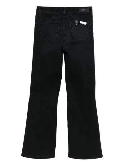 Liu •jo Flared Black Jeans With High Waist In Black