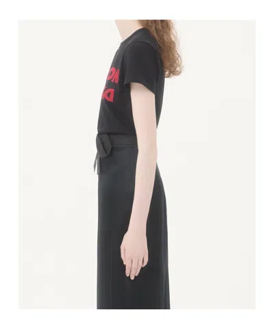 Valentino Apollon Dionysos Graphic Print Crew Neck T-shirt In Black