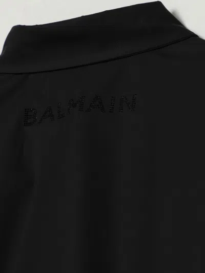 Balmain Long Sleeve Shirt In Black