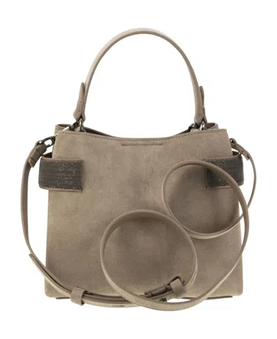 Brunello Cucinelli Shoulder Bag With Handle In Brown