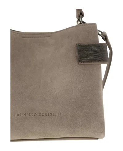 Brunello Cucinelli Shoulder Bag With Handle In Brown
