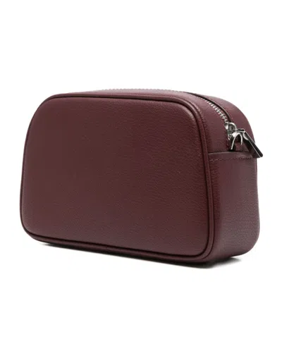 Michael Kors Structured Calfskin Shoulder Bag With Zip Closure In Black