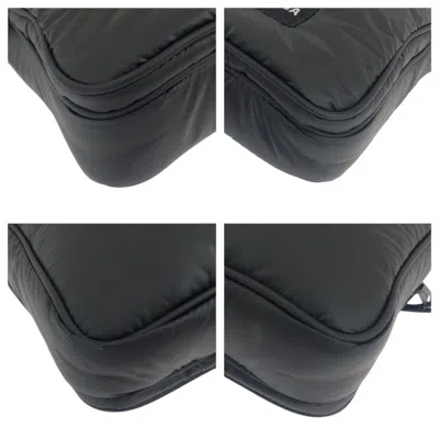 Pre-owned Balenciaga Black Nylon Pochette Shoulder Bag ()