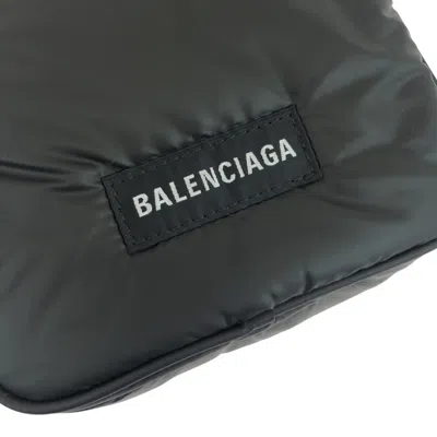 Pre-owned Balenciaga Black Nylon Pochette Shoulder Bag ()