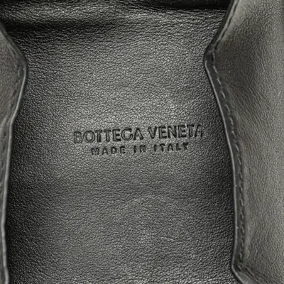 Pre-owned Bottega Veneta Black Leather Coin Purse/coin Case ()