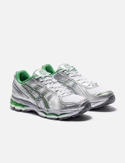 Asics Breathable Mesh And Synthetic Leather Sneakers In White