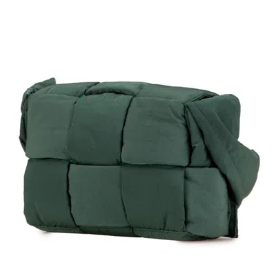 Pre-owned Bottega Veneta Khaki Polyamide Shoulder Bag ()