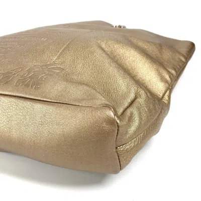 Pre-owned Bvlgari Gold Leather Handbag Tote Bag ()