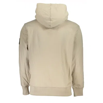 Calvin Klein Beige Cotton Sweater In Brown