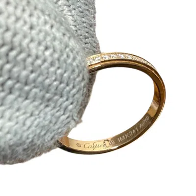 Pre-owned Cartier Pink Gold Pink Gold (18k) Band Ring ()