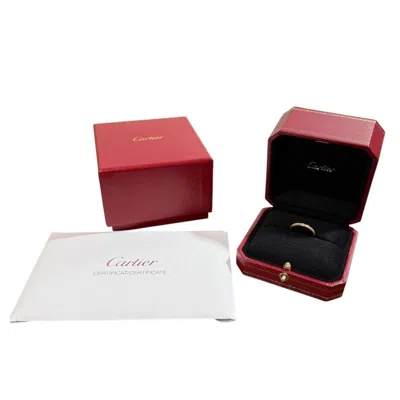 Pre-owned Cartier Pink Gold Pink Gold (18k) Band Ring ()
