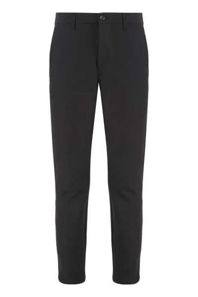 Hugo Boss Tailored Stretch Trousers Featuring Pockets In Black
