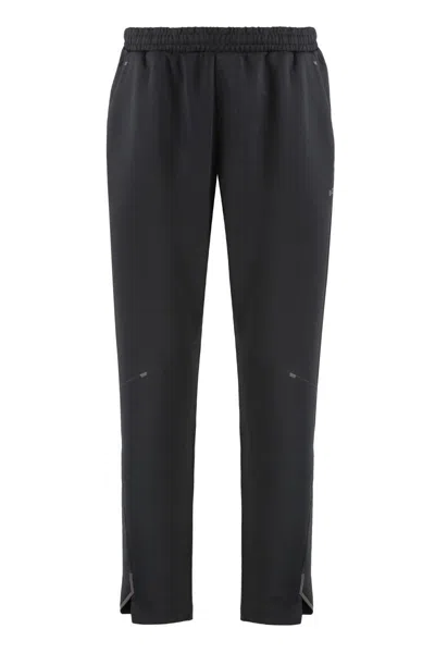 Hugo Boss Boss Track-pants In Technical Fabric In Black