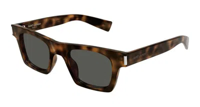 Saint Laurent Sunglasses In Brown