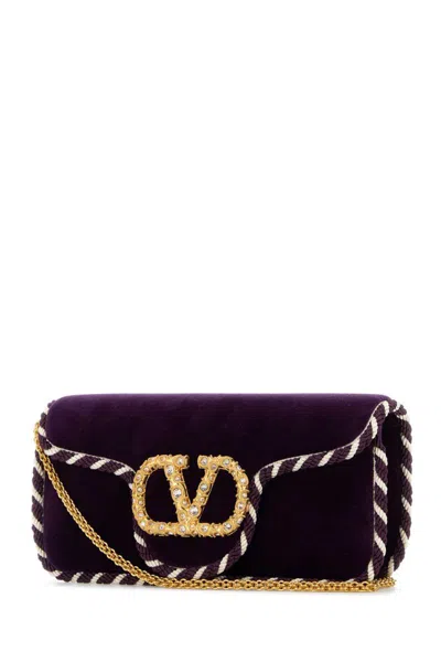 Valentino Garavani Handbags. In Burgundy