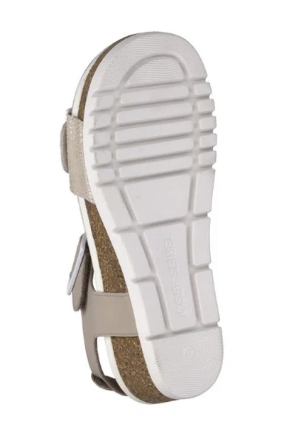 Josef Seibel Quinn 02 Wedge Sandal In Brown