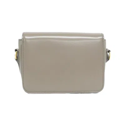 Pre-owned Celine Beige Brown Leather Shoulder Bag ()