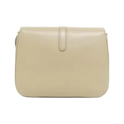 Pre-owned Celine Beige Leather Shoulder Bag ()
