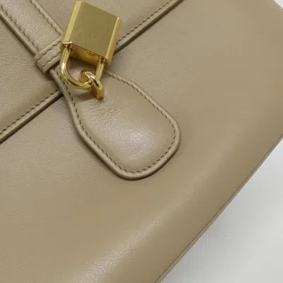 Pre-owned Celine Beige Leather Shoulder Bag ()