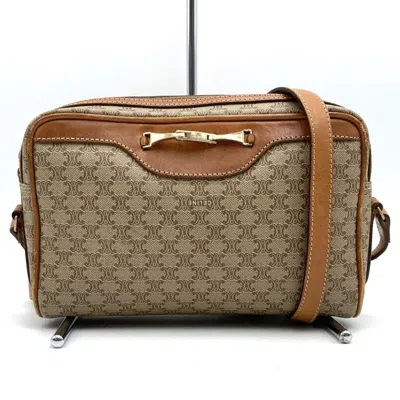 Pre-owned Celine Beige Pvc Leather Shoulder Bag ()