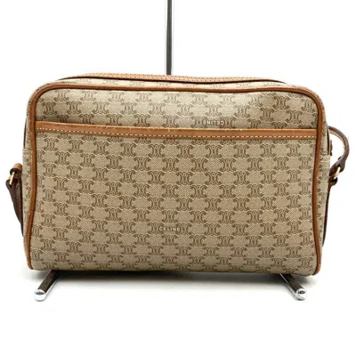 Pre-owned Celine Beige Pvc Leather Shoulder Bag ()