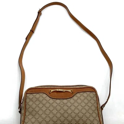 Pre-owned Celine Beige Pvc Leather Shoulder Bag ()