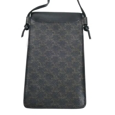 Pre-owned Celine Black Canvas Leather Shoulder Bag ()