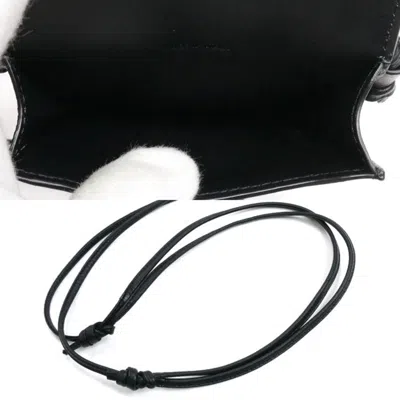 Pre-owned Celine Black Canvas Leather Shoulder Bag ()