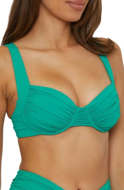 Becca Color Code Underwire Bikini Top In Blue