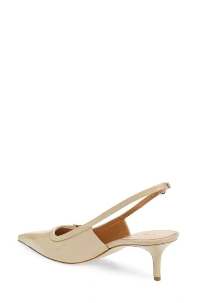 Aeyde Saba Pointed Toe Slingback Pump In Brown