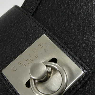 Pre-owned Celine Black Leather Shoulder Bag ()