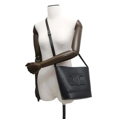 Pre-owned Celine Black Leather Shoulder Bag ()