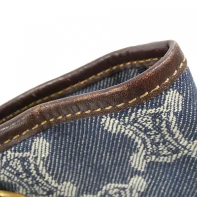 Pre-owned Celine Blue Brown Denim Handbag ()