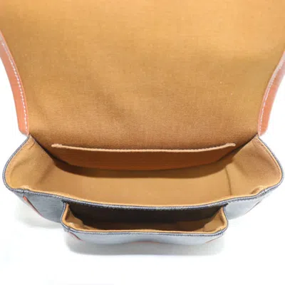 Pre-owned Celine Brown Canvas Leather Shoulder Bag ()