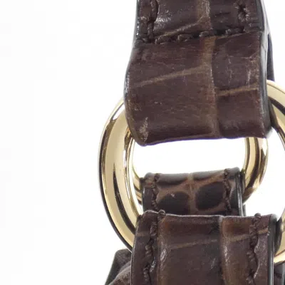 Pre-owned Celine Brown Canvas Shoulder Bag ()