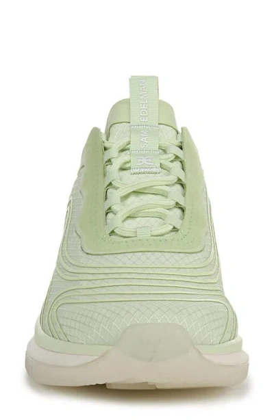 Sam Edelman Miles Lace Up Performance Sneaker Citrus Lime Mesh In Green
