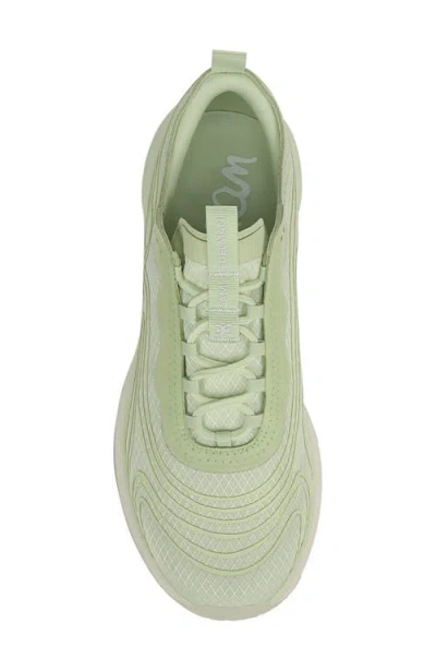 Sam Edelman Miles Lace Up Performance Sneaker Citrus Lime Mesh In Green