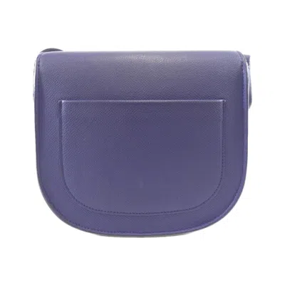 Pre-owned Celine Dark Blue Leather Shoulder Bag ()