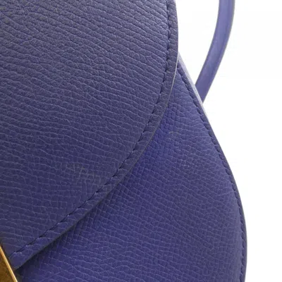 Pre-owned Celine Dark Blue Leather Shoulder Bag ()