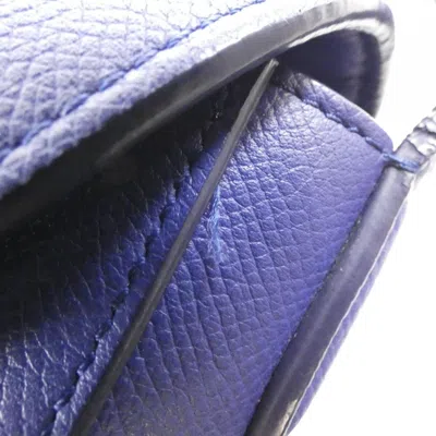 Pre-owned Celine Dark Blue Leather Shoulder Bag ()